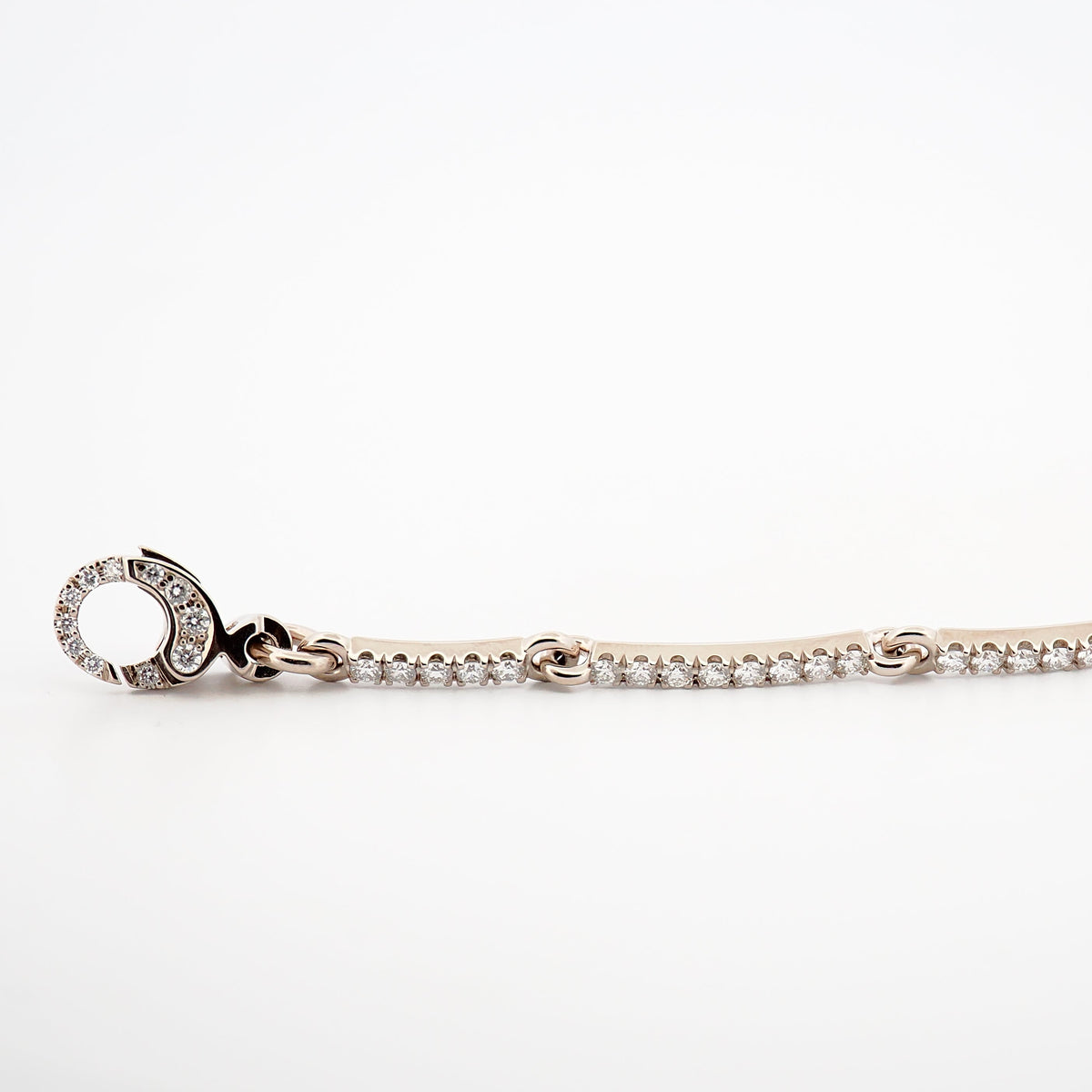Armband LINE Brillanten 18K Weißgold