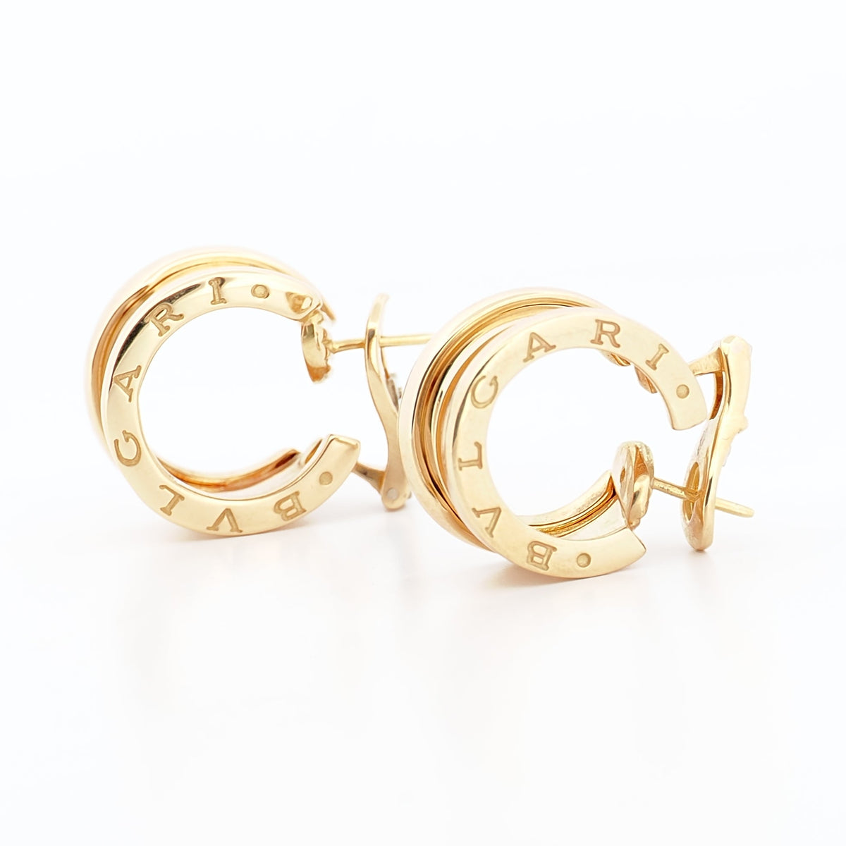 B.Zero1 18 Karat Gelbgold Ohrstecker mit Box - Juwelier Spliedt