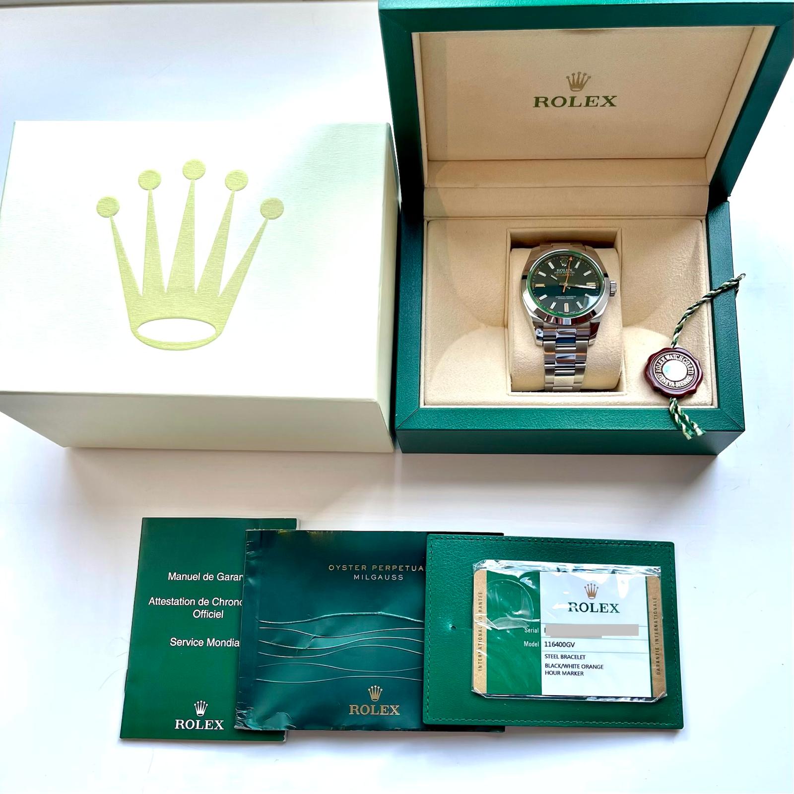 Rolex - Milgauss - 2014 / full set / very good condt. - [product_sku]