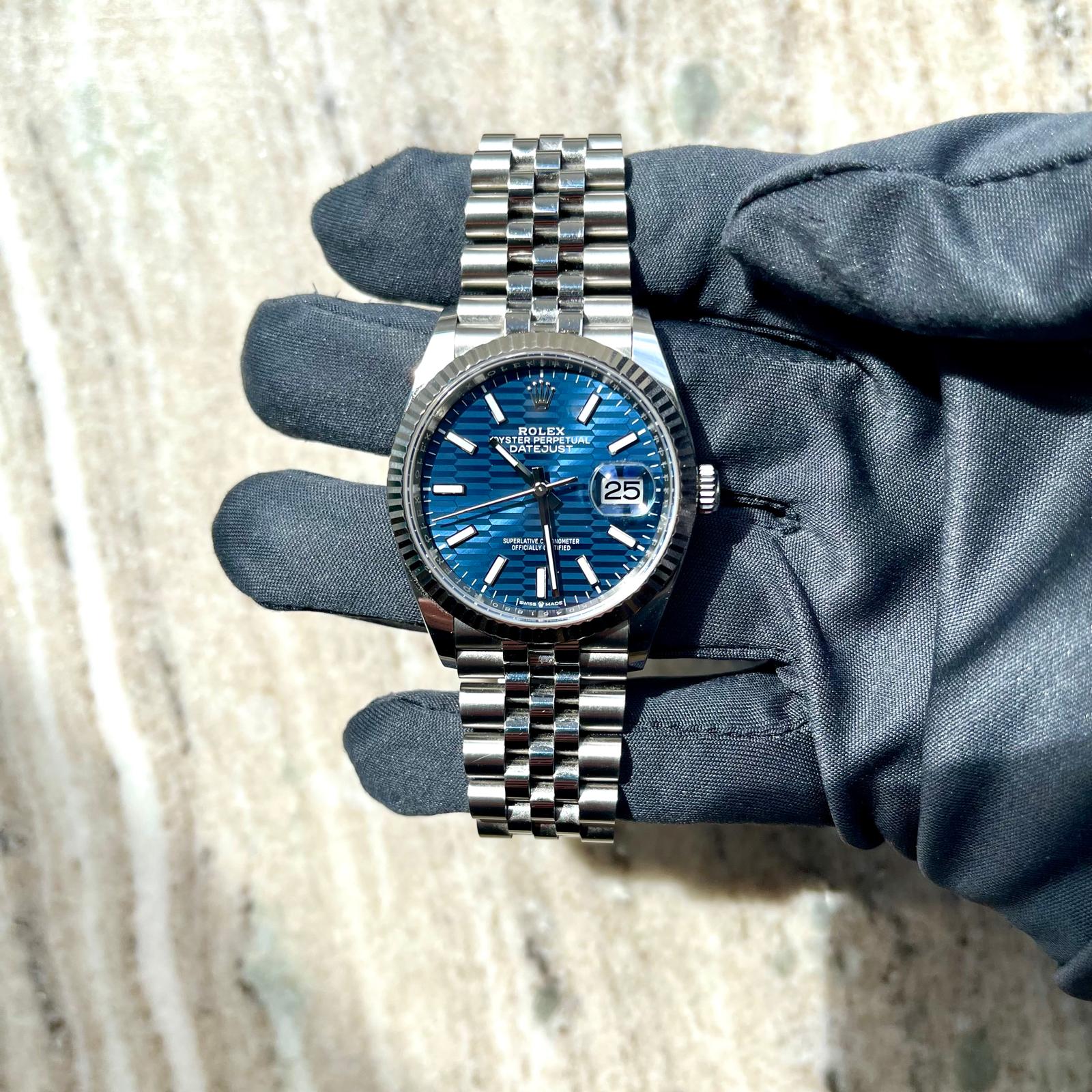 Rolex - Datejust 36 Blue Motif (2021) - [product_sku]