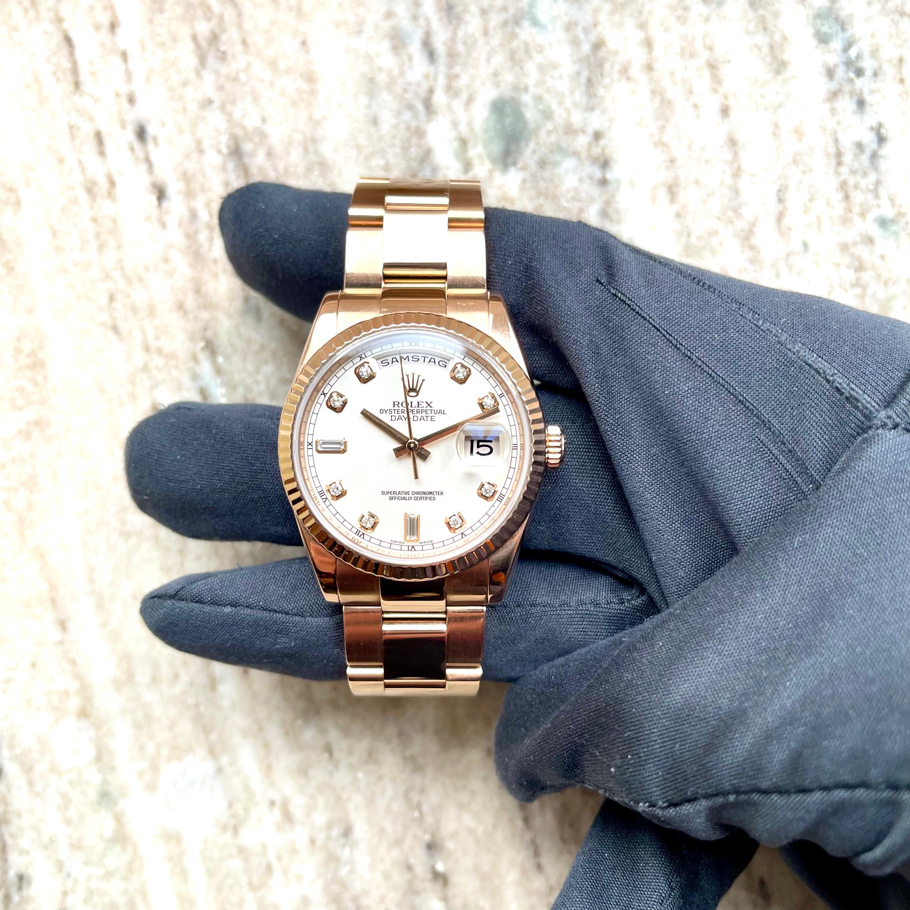 Rolex - Rolex Day-Date 36 German Weekday full set / very good condt. (2011) - [product_sku]