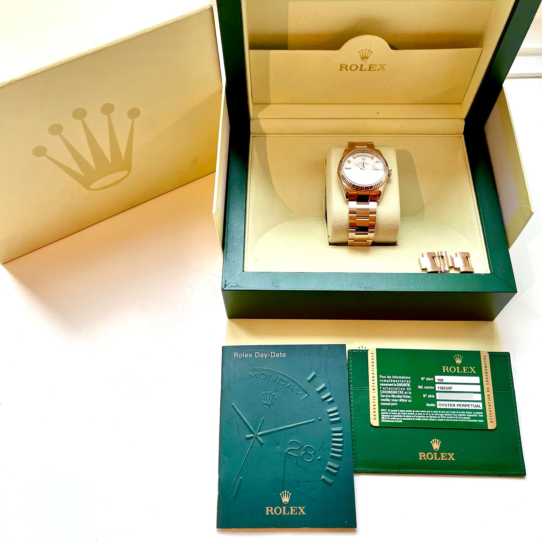 Rolex - Rolex Day-Date 36 German Weekday full set / very good condt. (2011) - [product_sku]