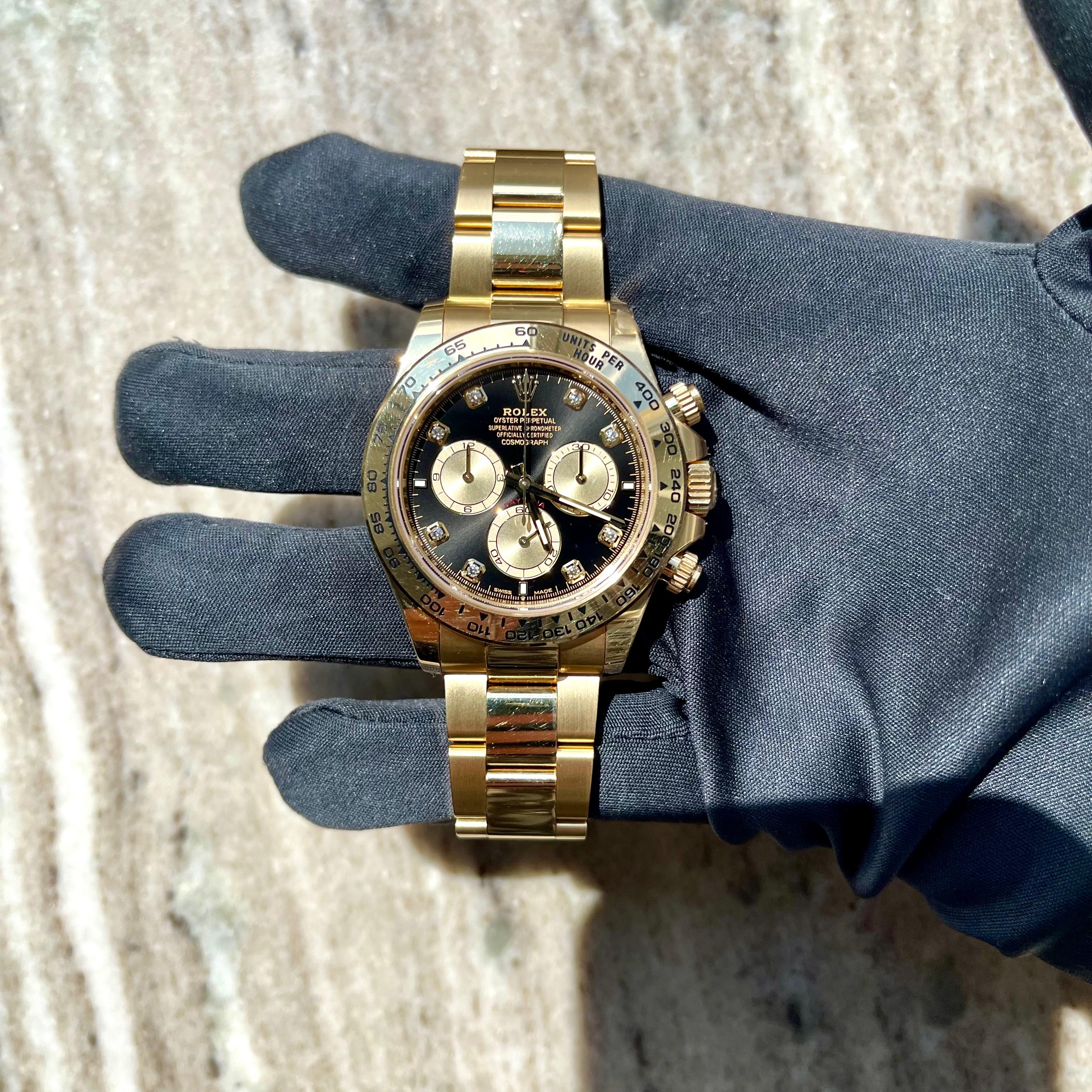 Rolex - Daytona Cosmograph Daytona 18K Yellowgold Black Dial (2024) - [product_sku]
