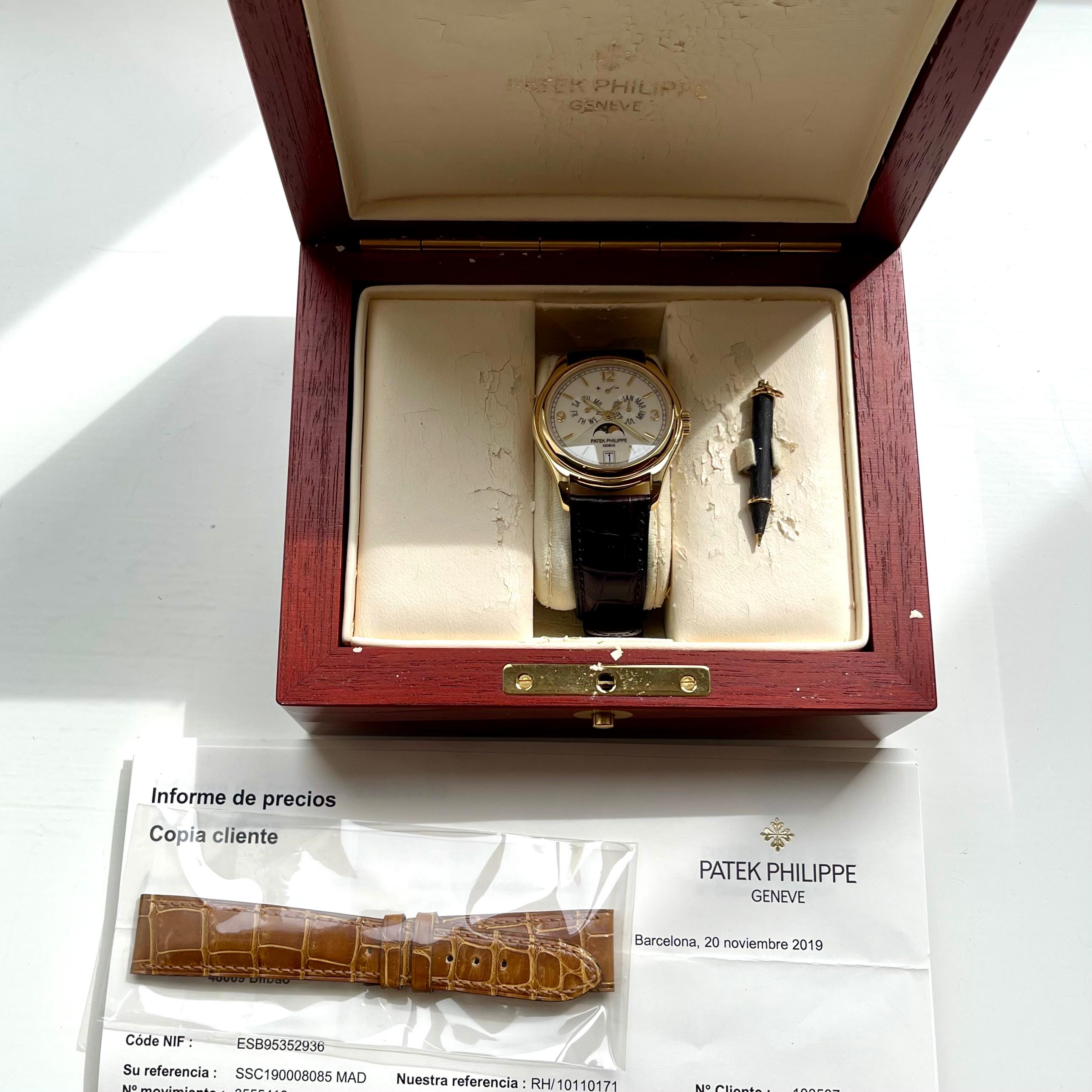 Patek Philippe - Annual Calendar very good condt. / PP service 2019 / 2nd strap / ca. 2008 - [product_sku]