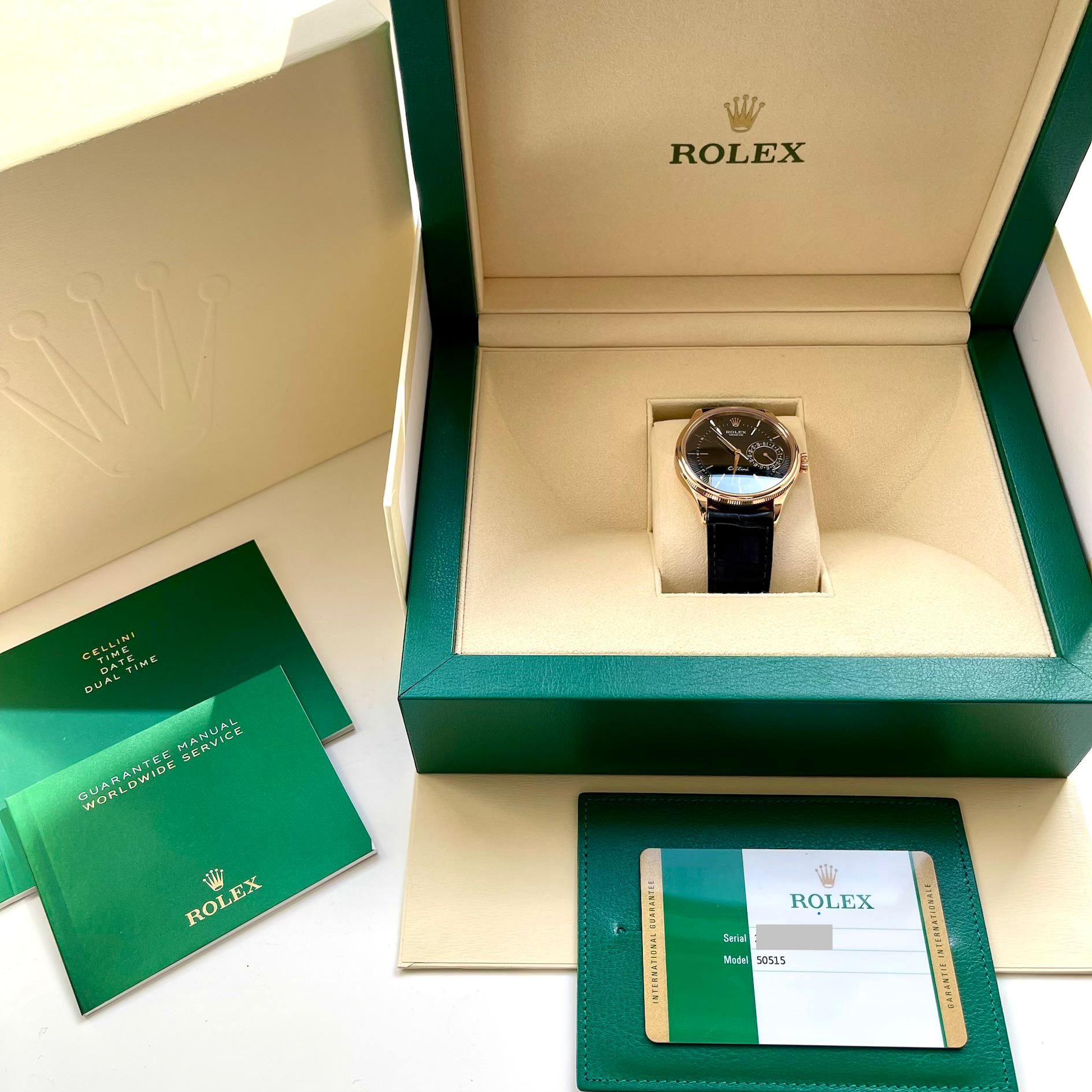 Rolex - Cellini Date 18K Roségold LC100 50515 (2019) - [product_sku]