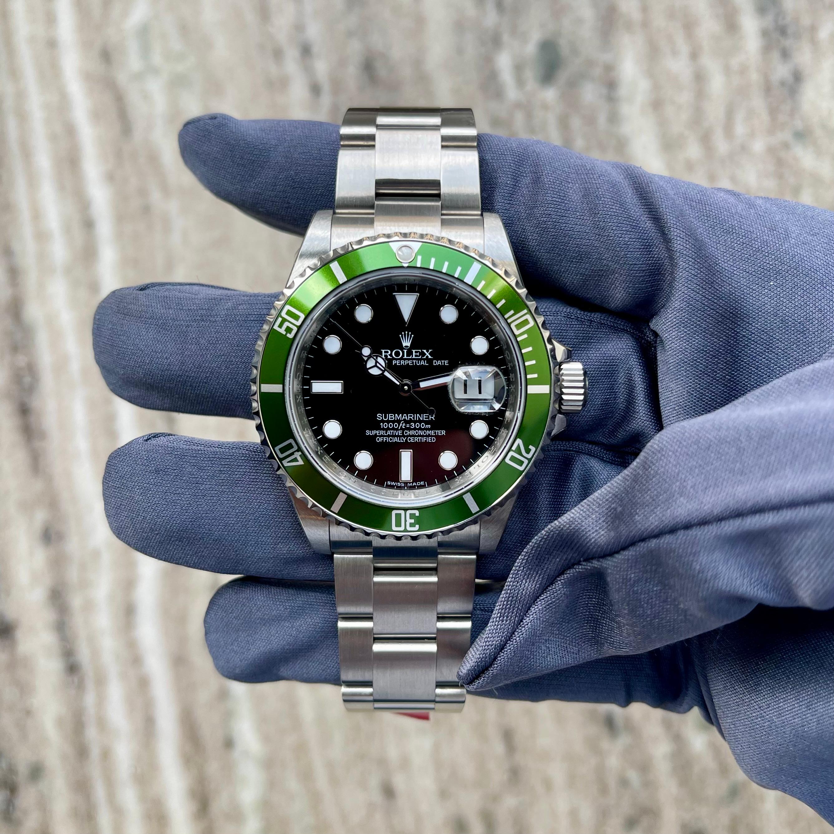 "Kermit" Submariner Date FULL STICKER LIKE NEW(2010)