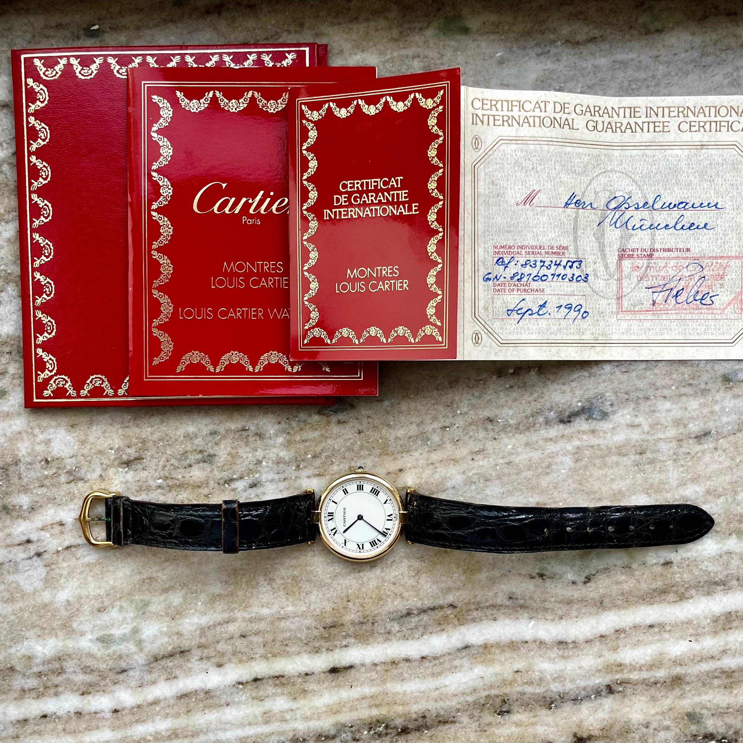 Vendome / 18K Gelbgold / mit Papieren (1990)