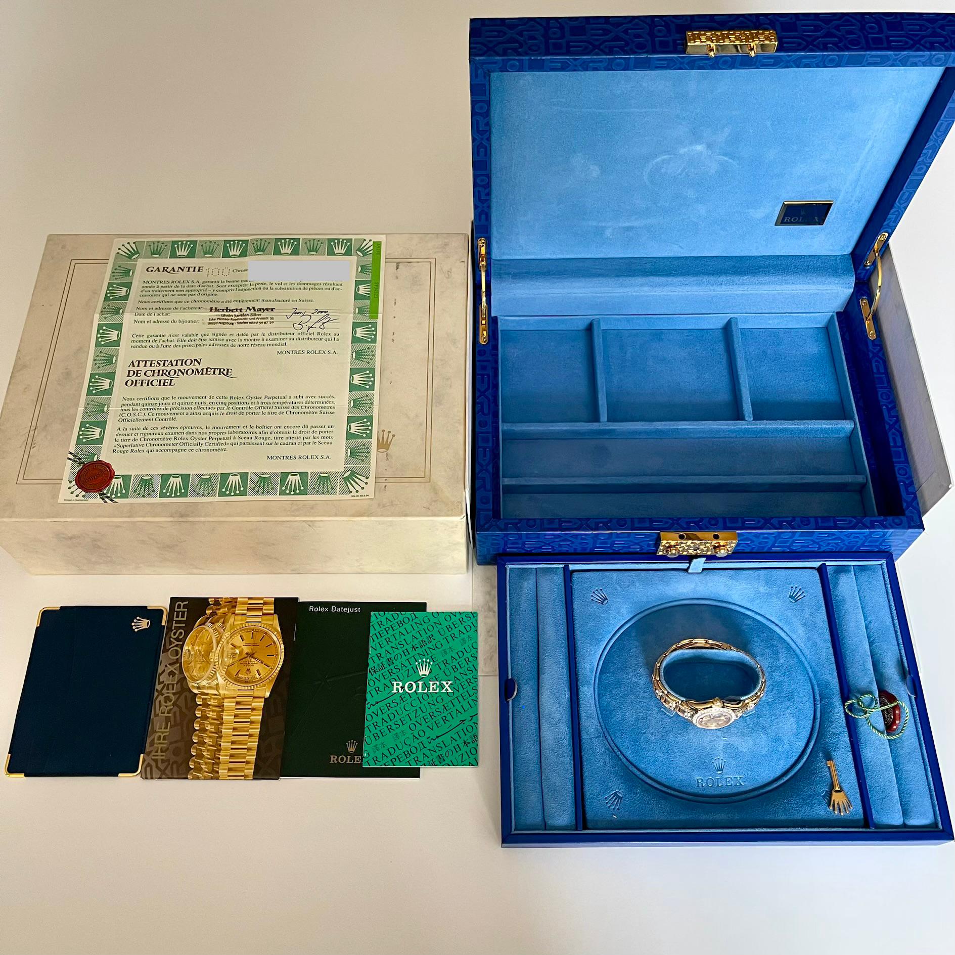 Lady Datejust 29 / Pearlmaster mit Diamant Besatz / Service 2021 / Top Set (2000)