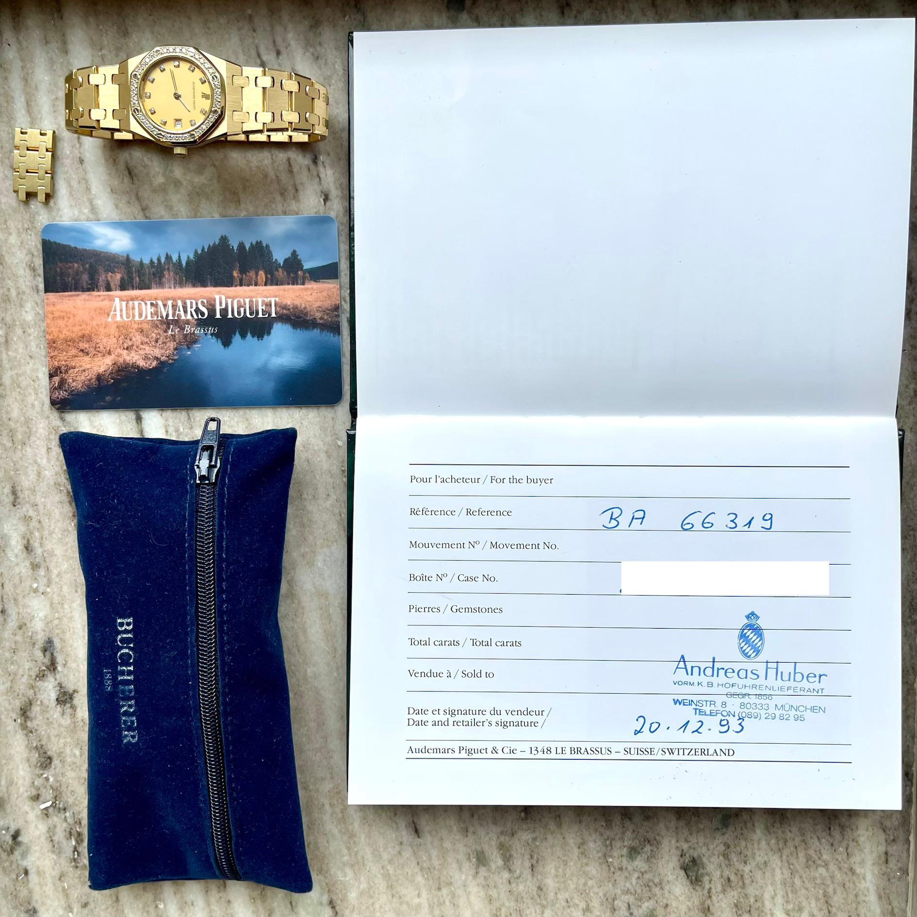 Audemars Piguet - Audemars Piguet Royal Oak Lady 18K Gelbgold (1993) - [product_sku]