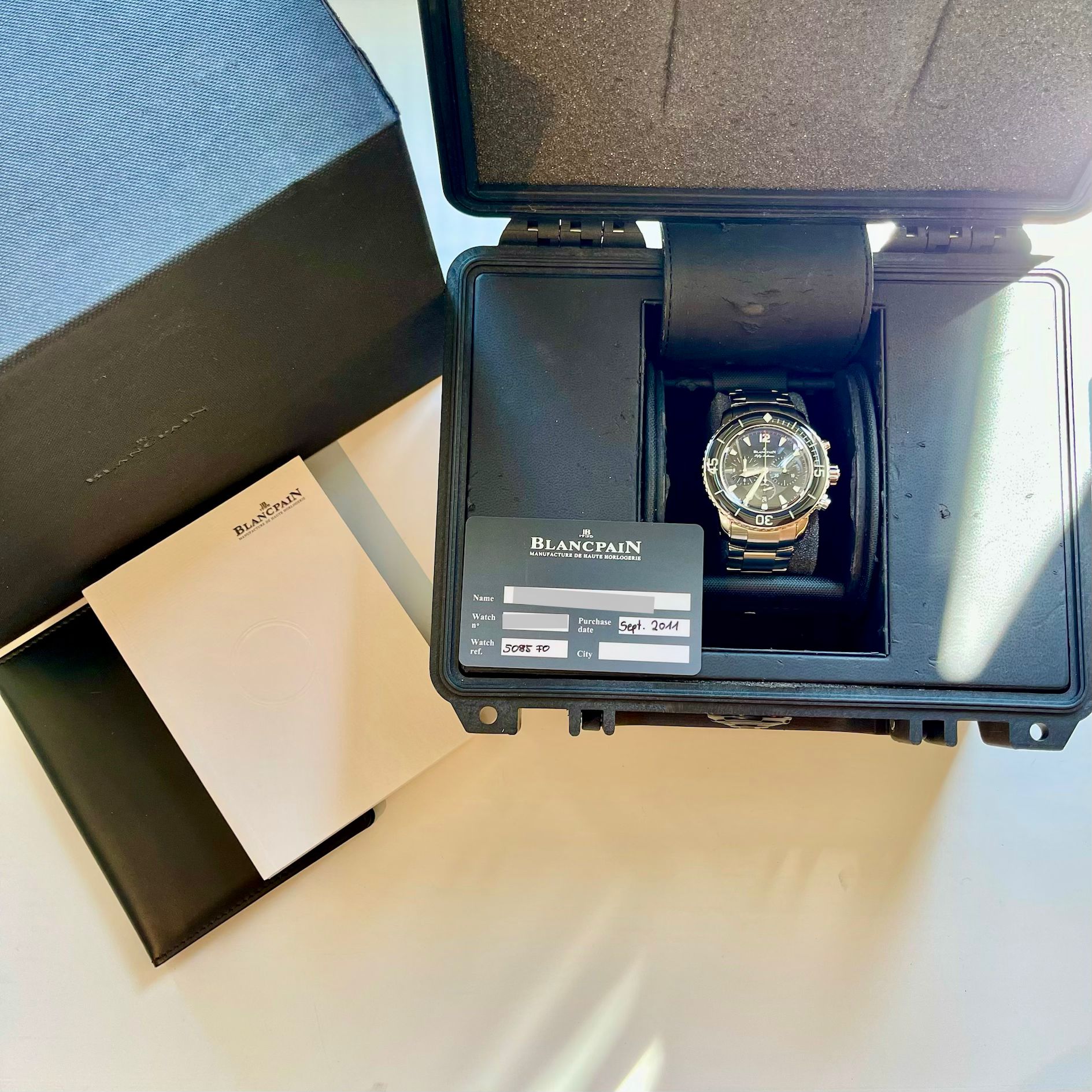 Blancpain - Fifty Fathoms Flyback / Service 2020&2026 (2011) - [product_sku]