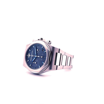 Girard Perregaux - Laureato Chronograph steele blue - Juwelier Spliedt - [product_ Artikelnummer]